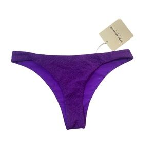 Mara Hoffman KAY Purple Bikini Bottoms Size XS